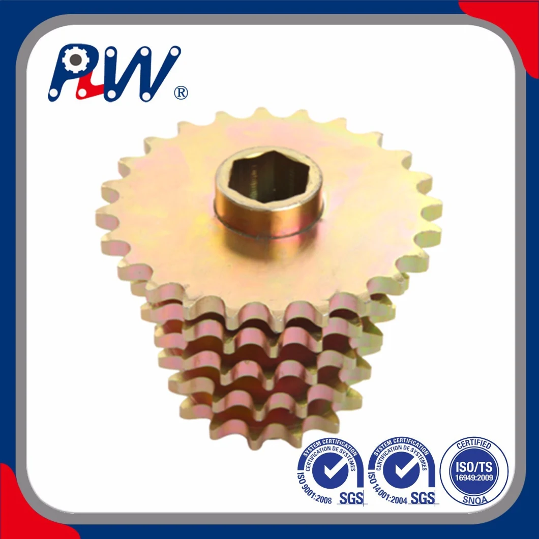 High-Wearing Feature &amp; Made to Order &amp; Finished Bore Multiple Rows of Sprockets for Agricultural Machinery (Harvest sprocket)