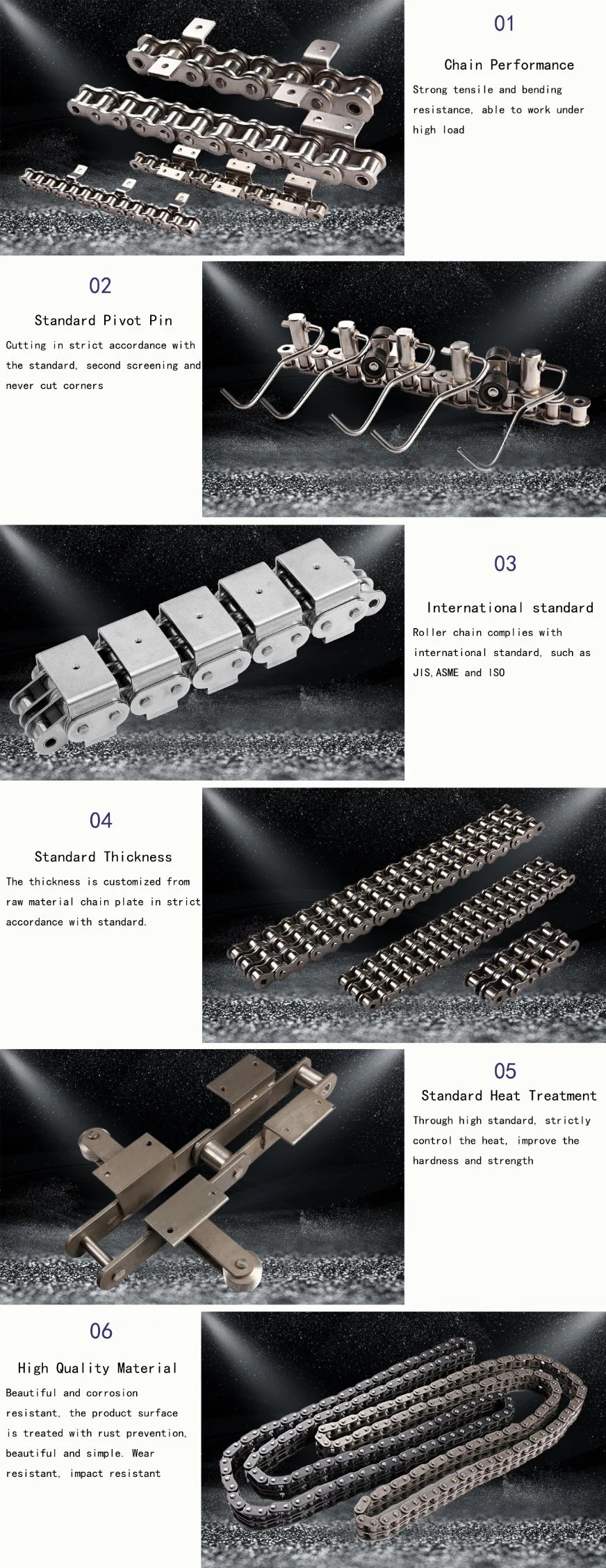 OEM China Manufacturer Stainless Steel Short Pitch Precision Duplex Roller Chain (B series)