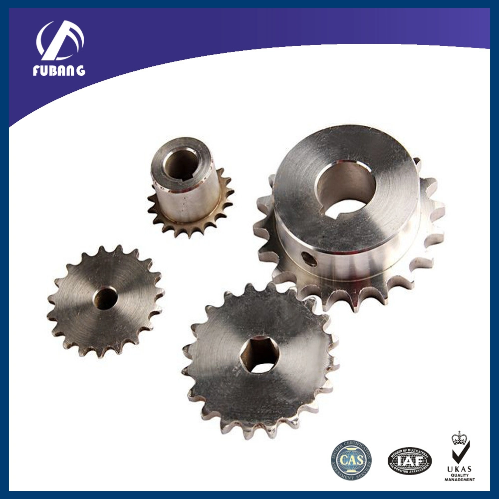 Custom Teeth Finished Bore Stainless Steel Transmission Differential Drive Gear Wheel Roller Chain Sprockets