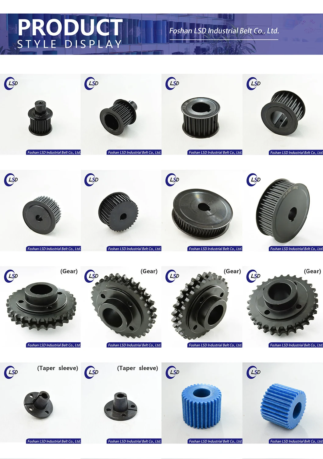 Customized High-Precision Aluminum Stainless-Steel Nylon Roller Chain Sprocket Transmission Timing Belt Pulley