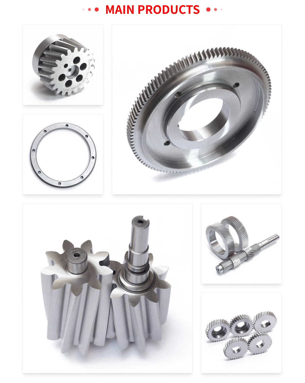 Factory Custom Supply of Mechanical Parts of The Double Worm Gear