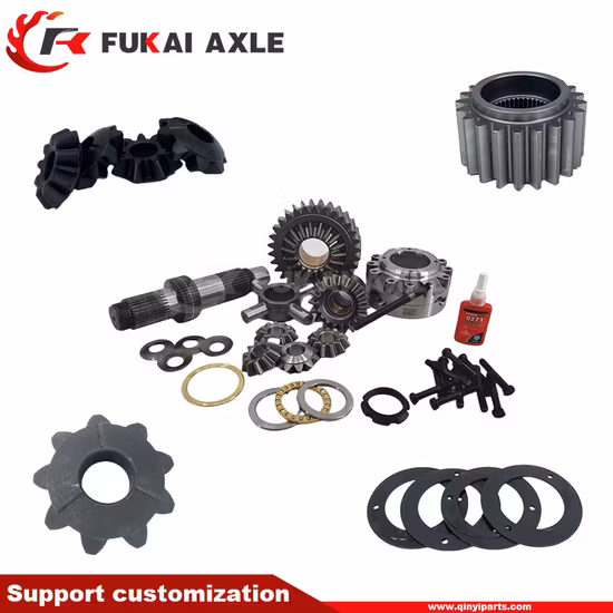 Customized OEM Forged Casting Crown Bevel Pinion Differential Straight Spiral Helical Hypoid Spline Shaft External Grinding Teeth Spur Worm Drive Gear