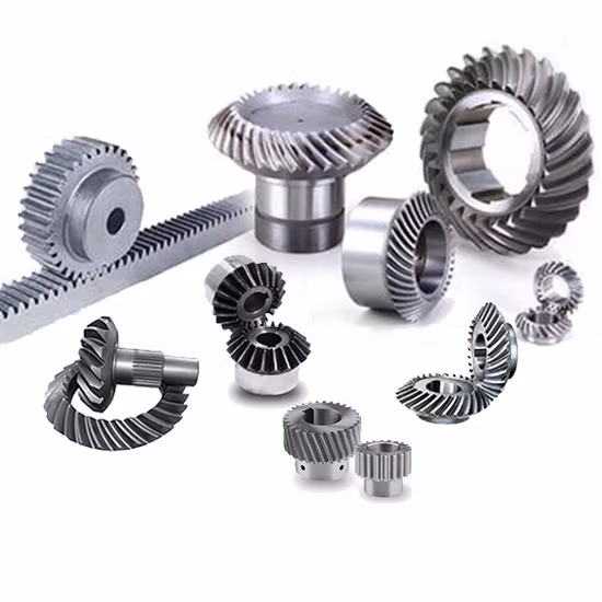 Pinion Rack Round Worm Screw Helical Hypoid Straight Ring Spiral Forged Bevel Spur Differential Steering Internal Box Spline Plastic Nylon Stainless Steel Gear