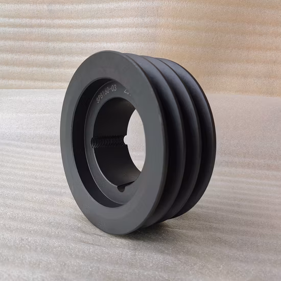 SPA160-02/Belt Pulley with Taper Bushing/Pulley/Conveyor Roller/Timing Belt Pulley/Equipment Parts/V-Belt Pulley/Groove Pulley/European Standard Belt Pulley
